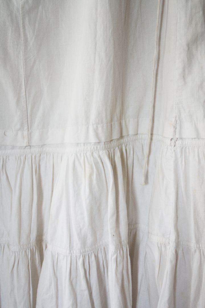 1910's Edwardian Cotton Skirt (XS-M)