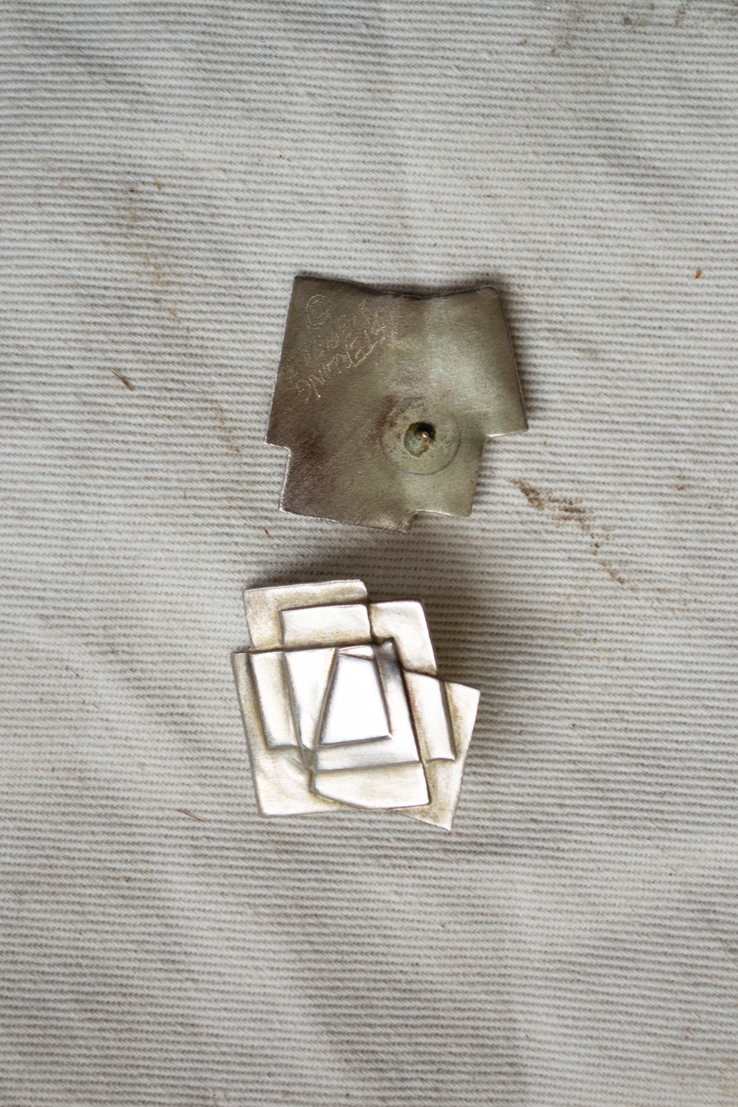 J. Gabriel Silver Brutalist Studs