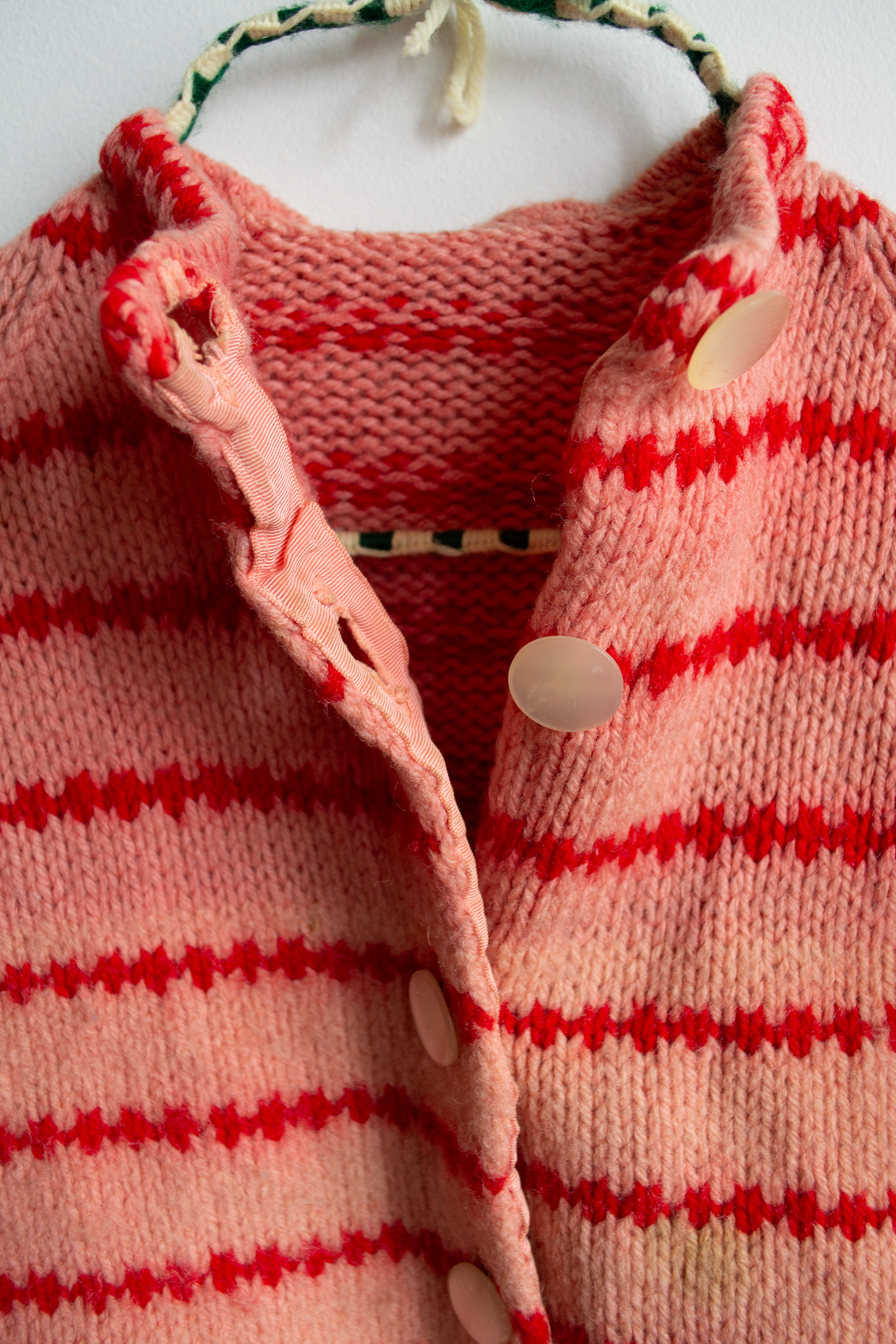 Kids Pink & Red Sweater, 2-3YR