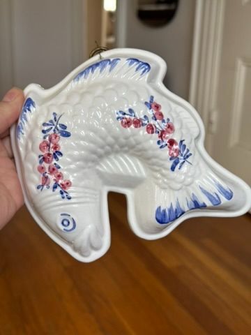 ABC Bassano Italian Ceramic Fish Mold Wall Hanging