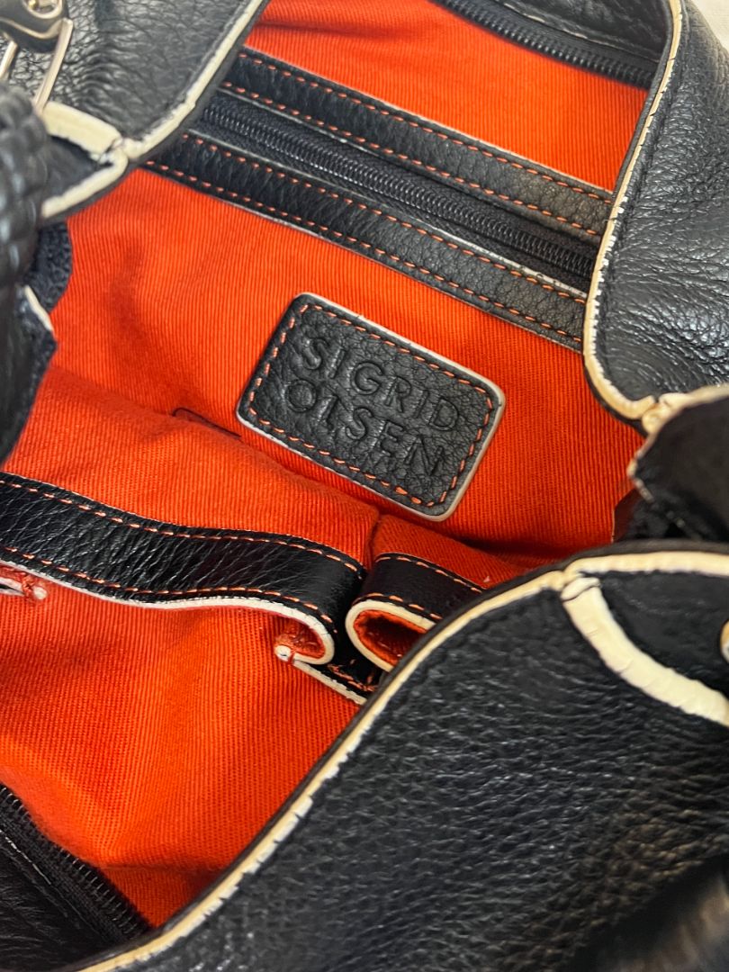 Oversized Bag with Chain and Charm