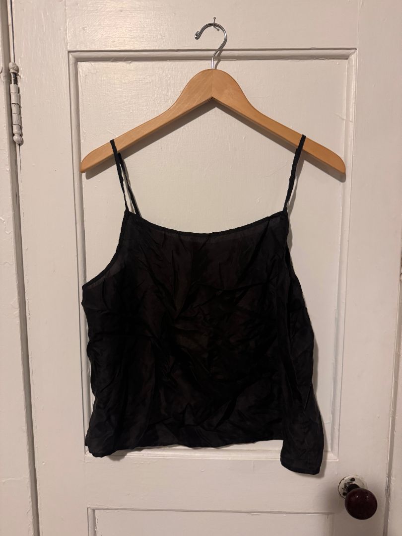Black Kate Hill Kate Hill Black Silk Tank, 14