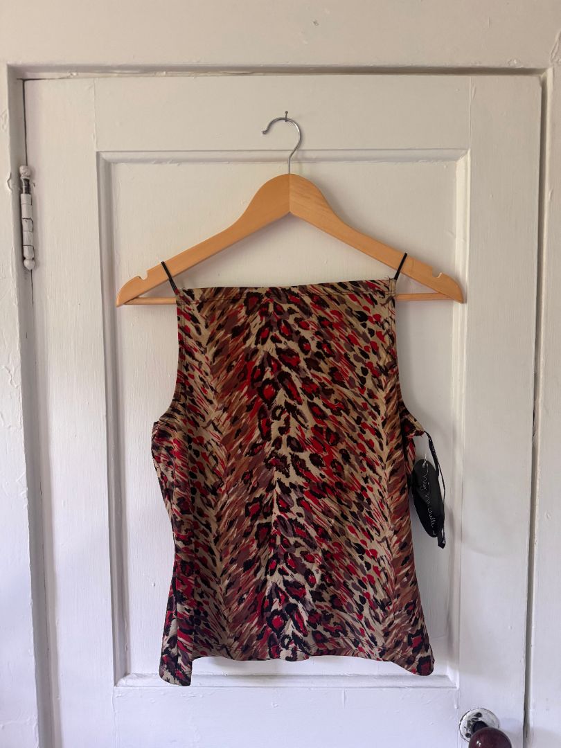 Tan My Michelle My Michelle animal print tank, Large