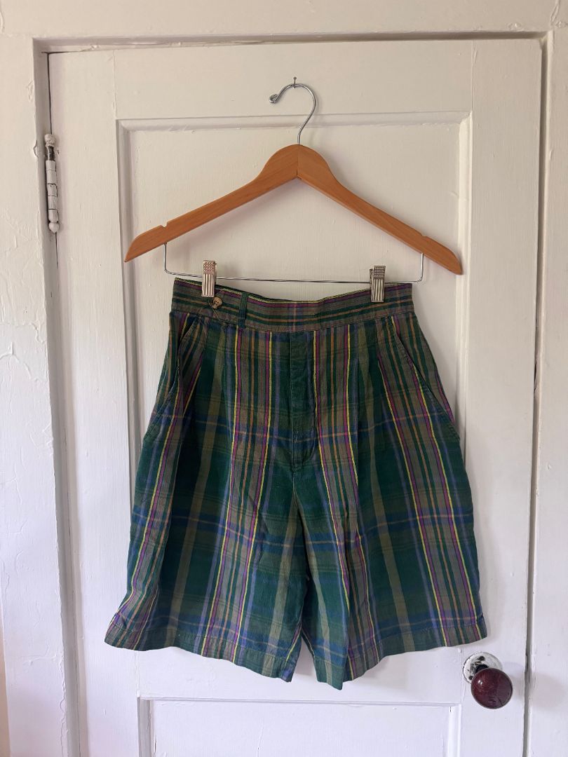 Green Gap Gap Plaid shorts, 9/10