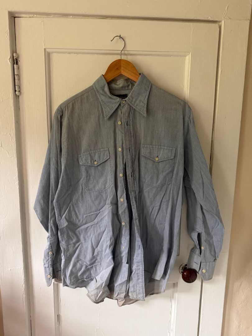 Blue Bert Pulitzer Bert Pulitzer buttondown, 16-33, 16-33