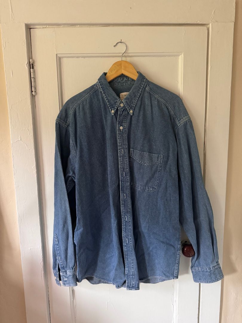 Blue Old Navy Old Navy denim buttondown, XL