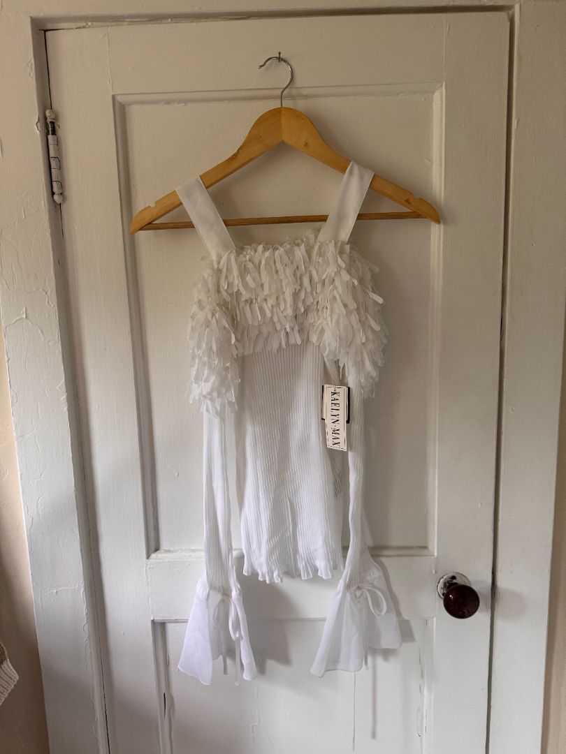 White Kaelyn-N-Max Kaelyn-N-Max White Blouse