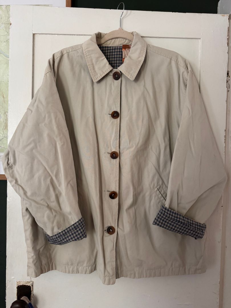 Khaki Khaki Reversible Barn Coat