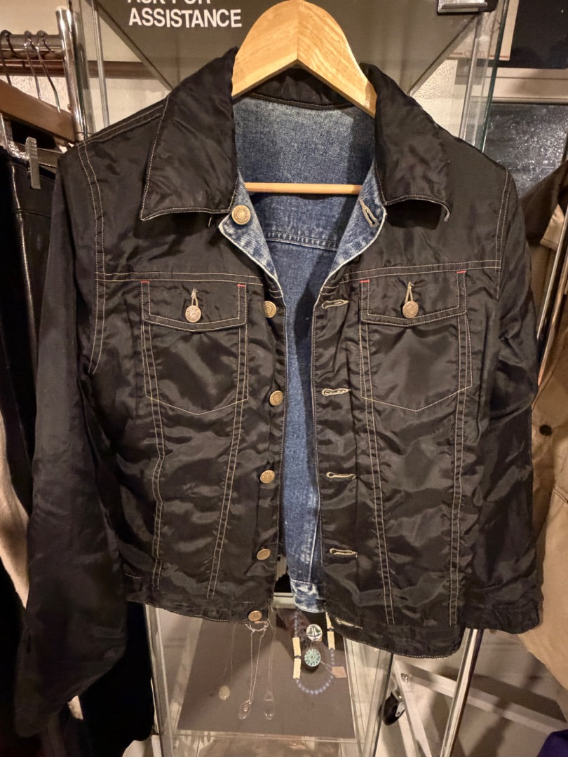 Reversible denim jacket