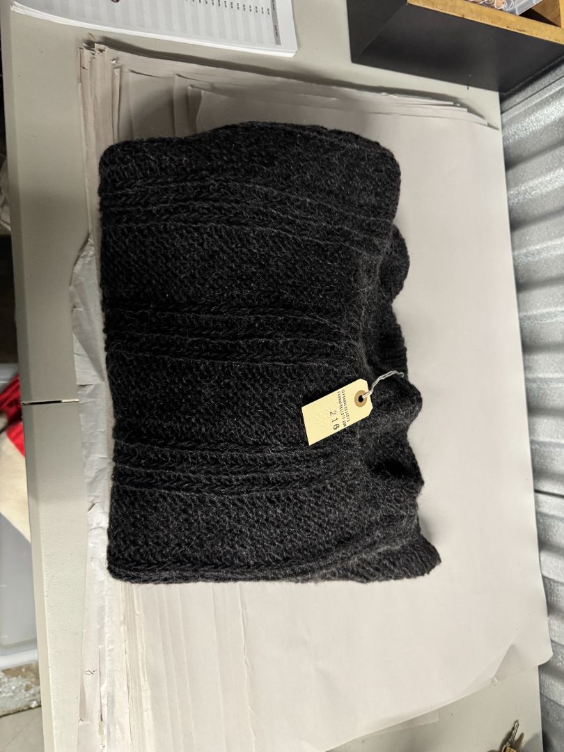 Handknit Grey Sweater