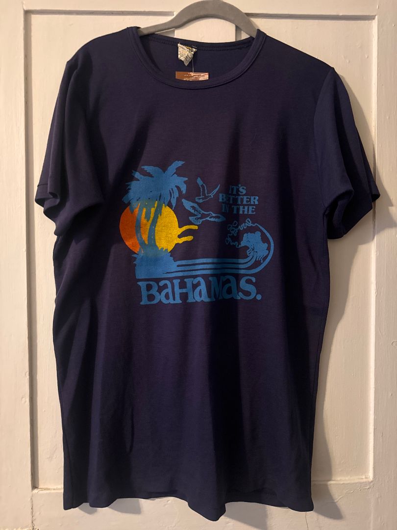 Blue Bahamas single stitch t-shirt
