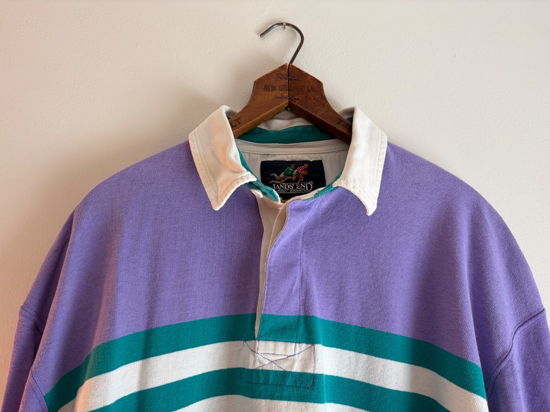 Purple Lands End clothing: vintage, L-XL