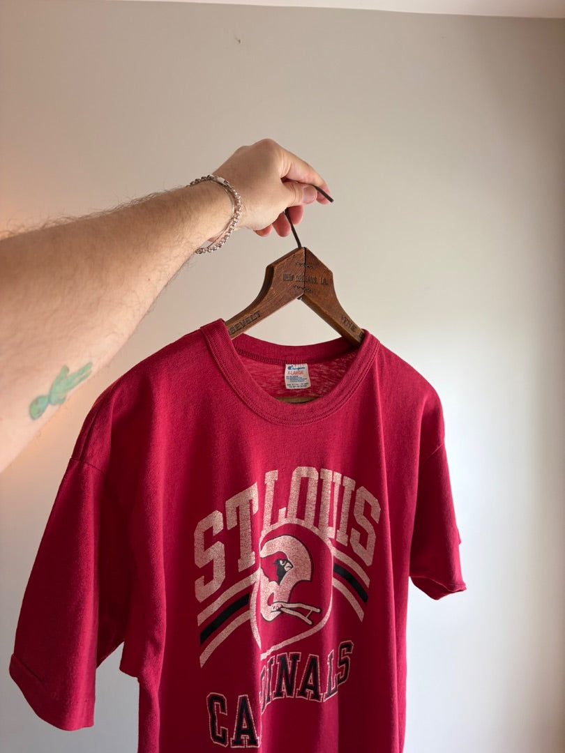 Red Champion clothing: vintage, XL