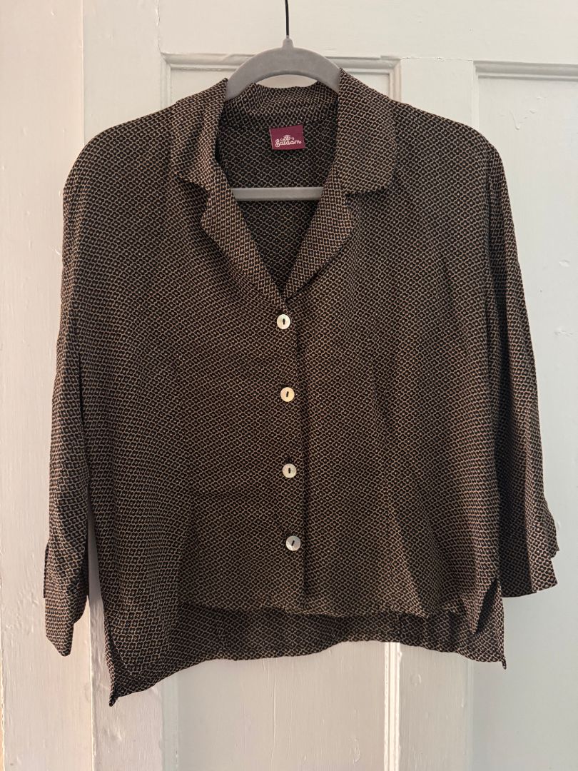 Salaam print buttondown