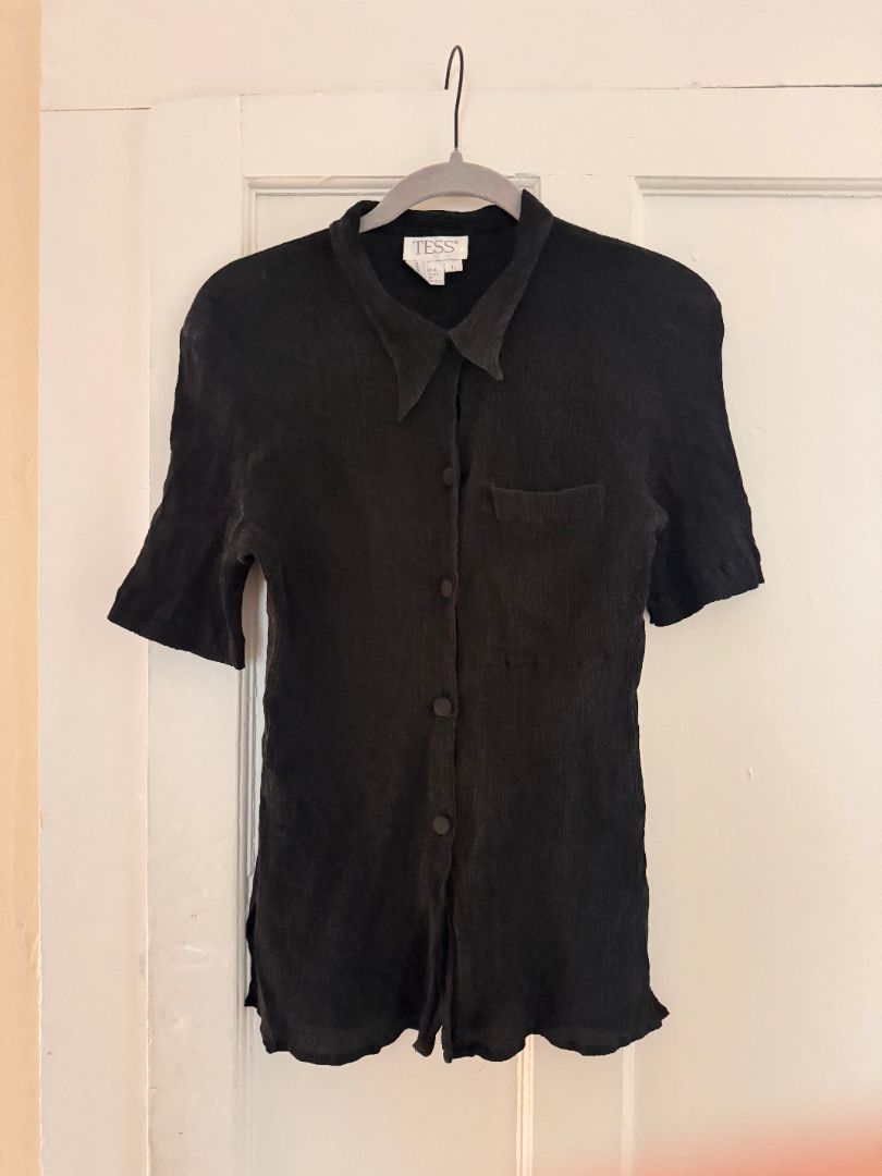 Tess silk blouse, large
