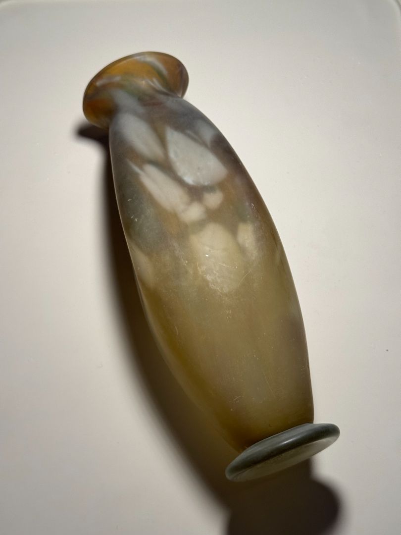 Yellow Middle Eastern Handblown Balloon Vase