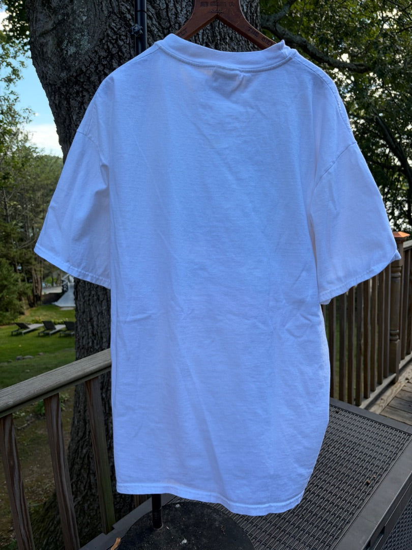 White Hanes clothing: vintage, XL
