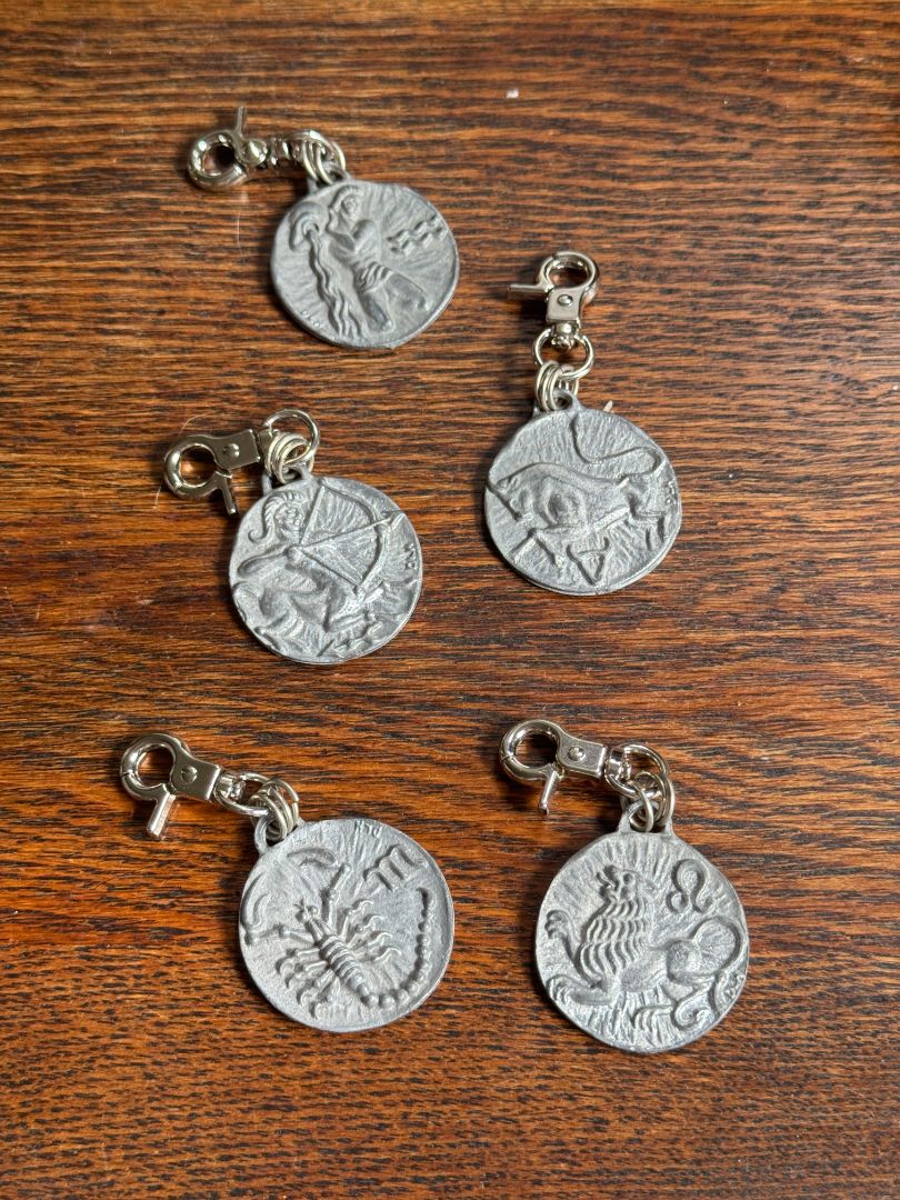Zodiac Charm Keychains