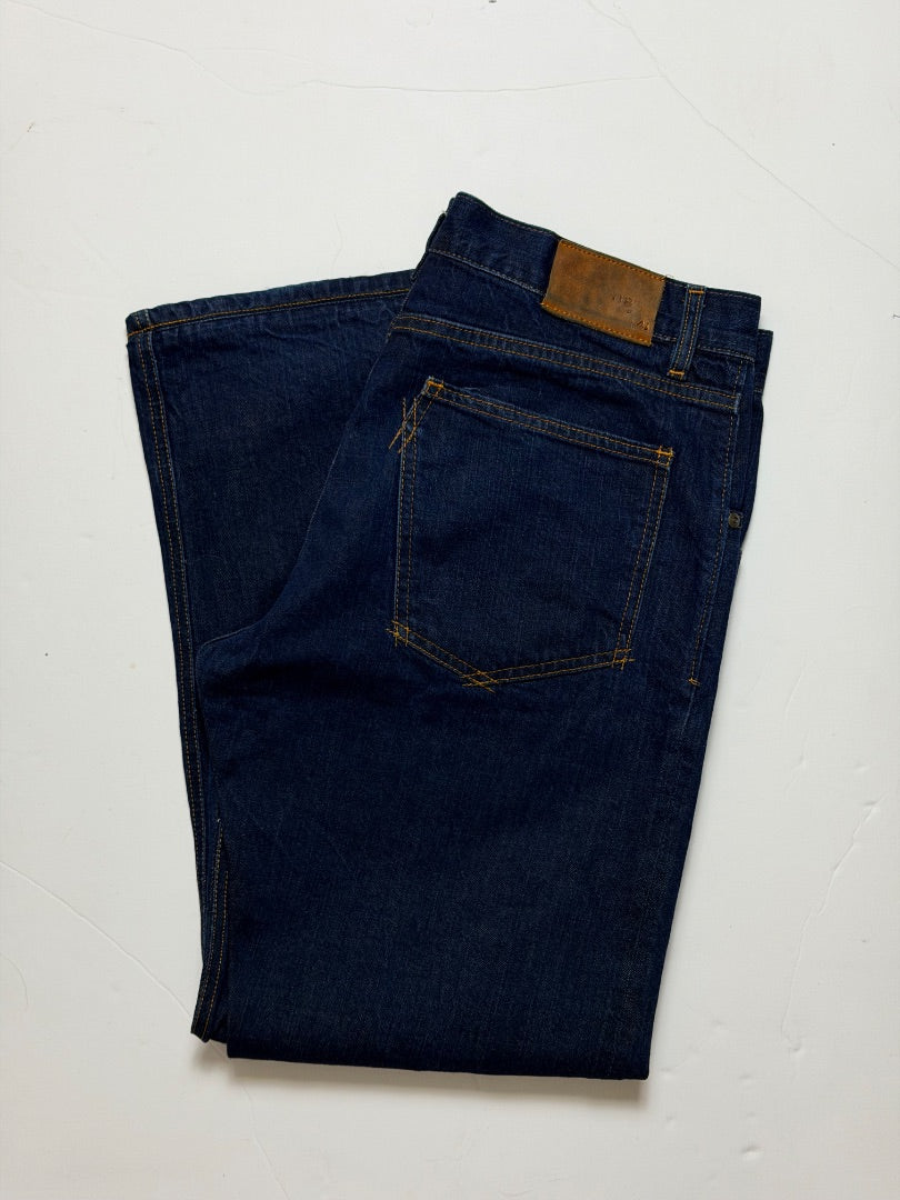 Blue Raleigh Raleigh denim selvedge white oak cone denim y2k 34, 34X 30