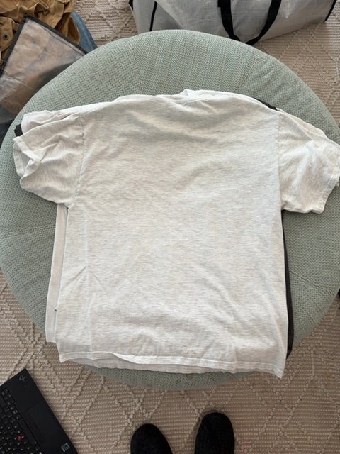 Grey Hanes clothing: vintage, L
