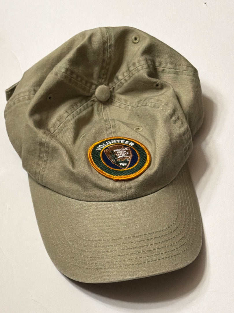 Tan Vintage Vintage national parks “volunteer” hat, OS