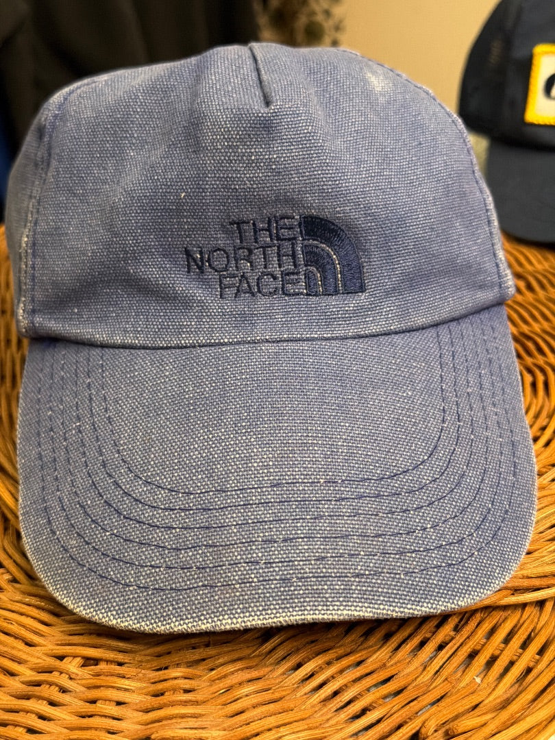 Blue North face Vintage North Face faded blue canvas long bill hat, OS