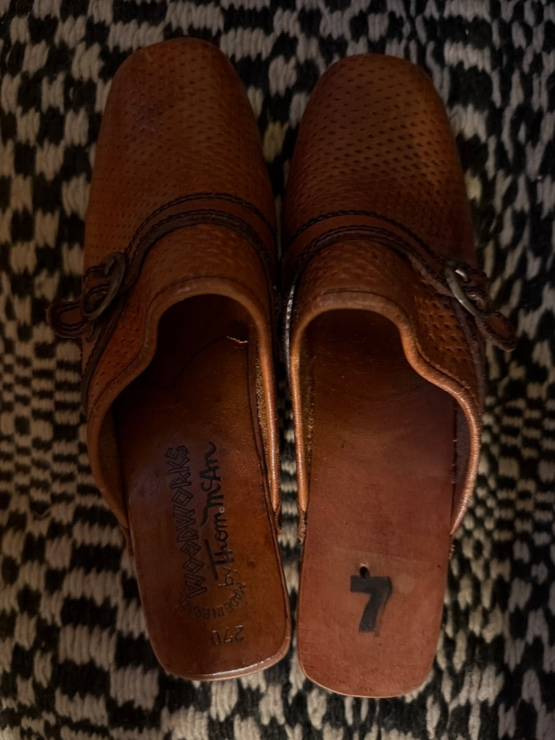 70’s wood mules