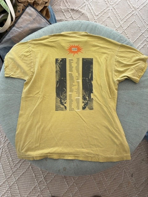Yellow Fruit of the Loom clothing: vintage, XL