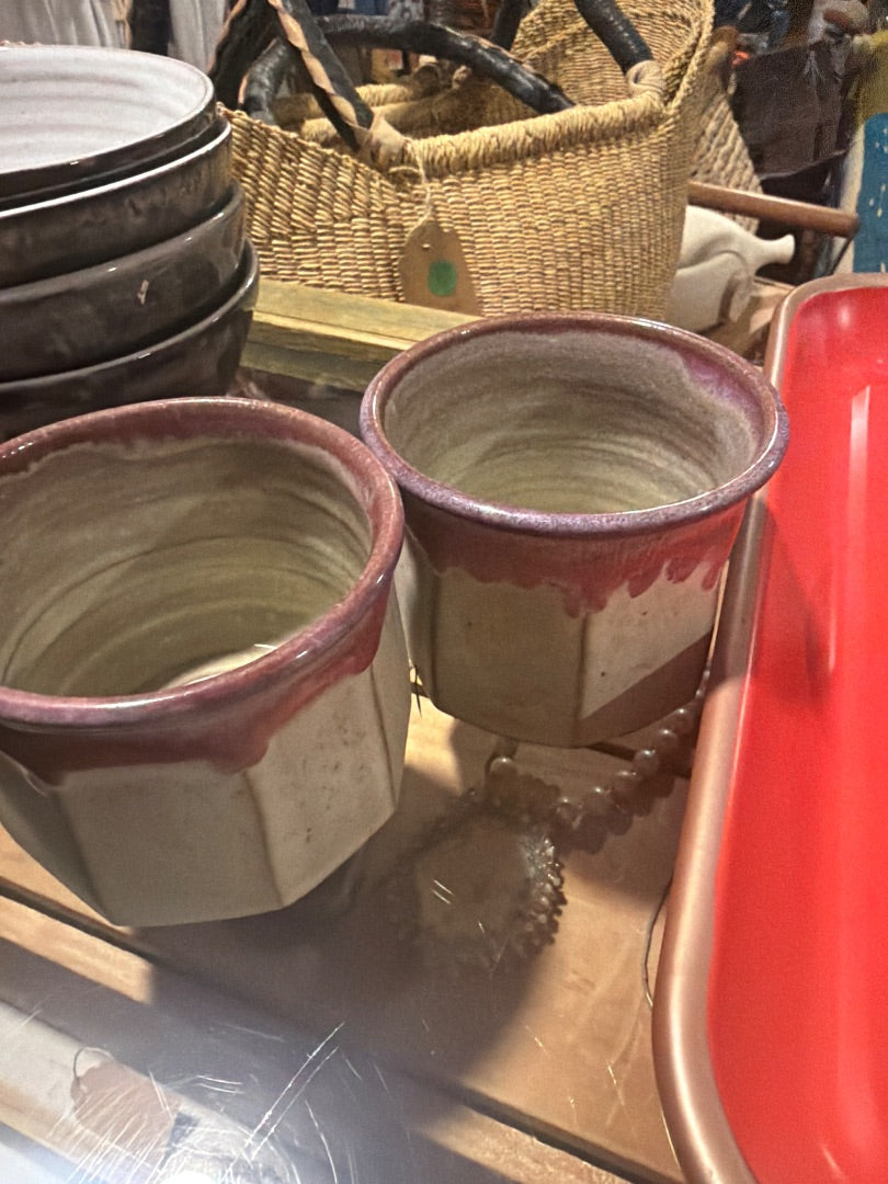 Pottery mugs