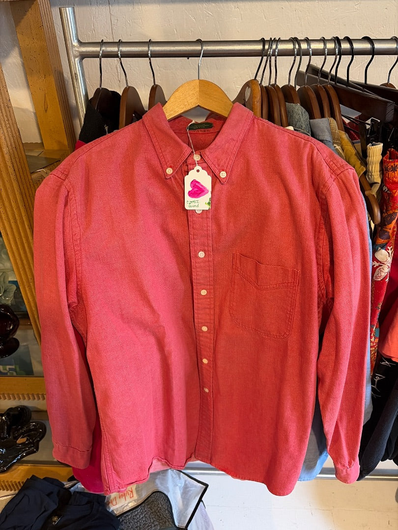 Red J. Crew clothing: vintage, L