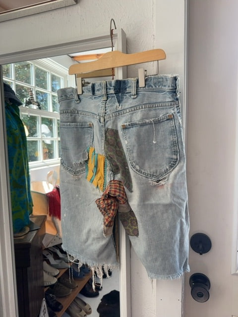 ‘60s Lee patchwork shorts