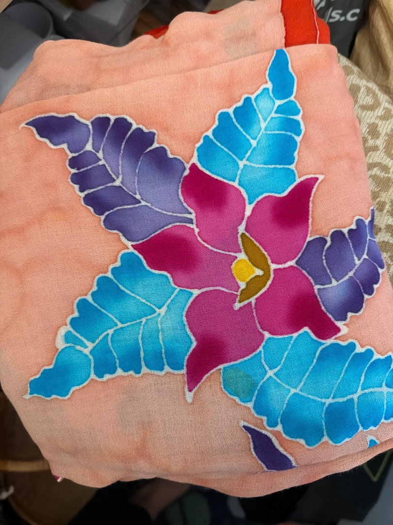 Floral beach wrap/scarf