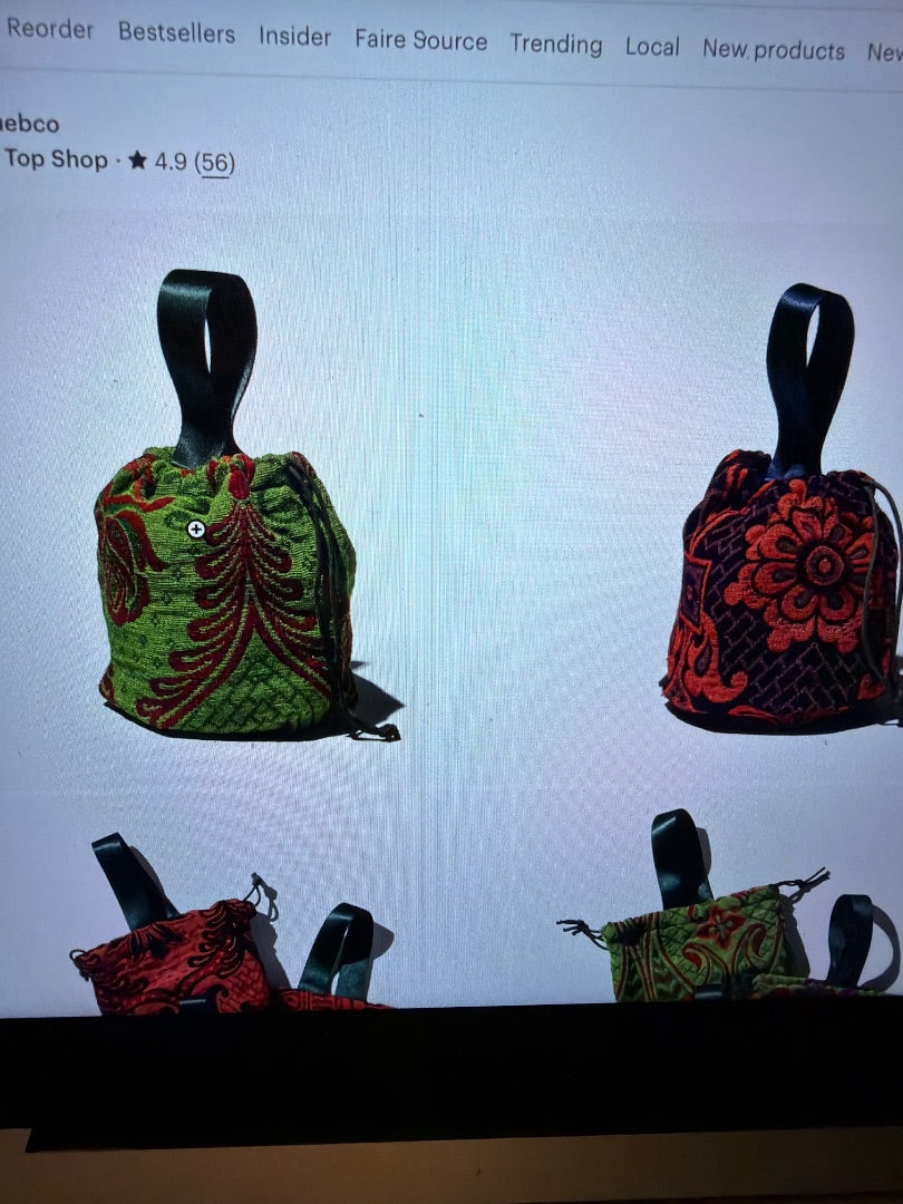 Puebco Fabric drawstring bag