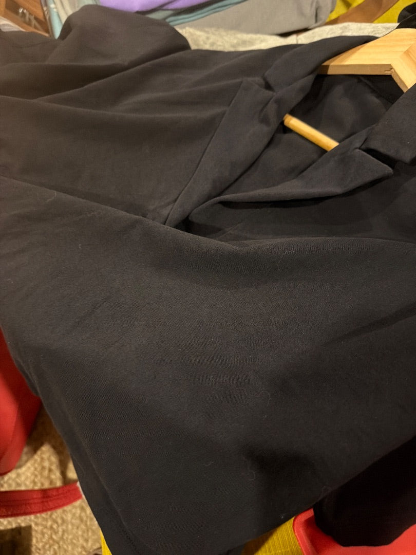 Basic black polo