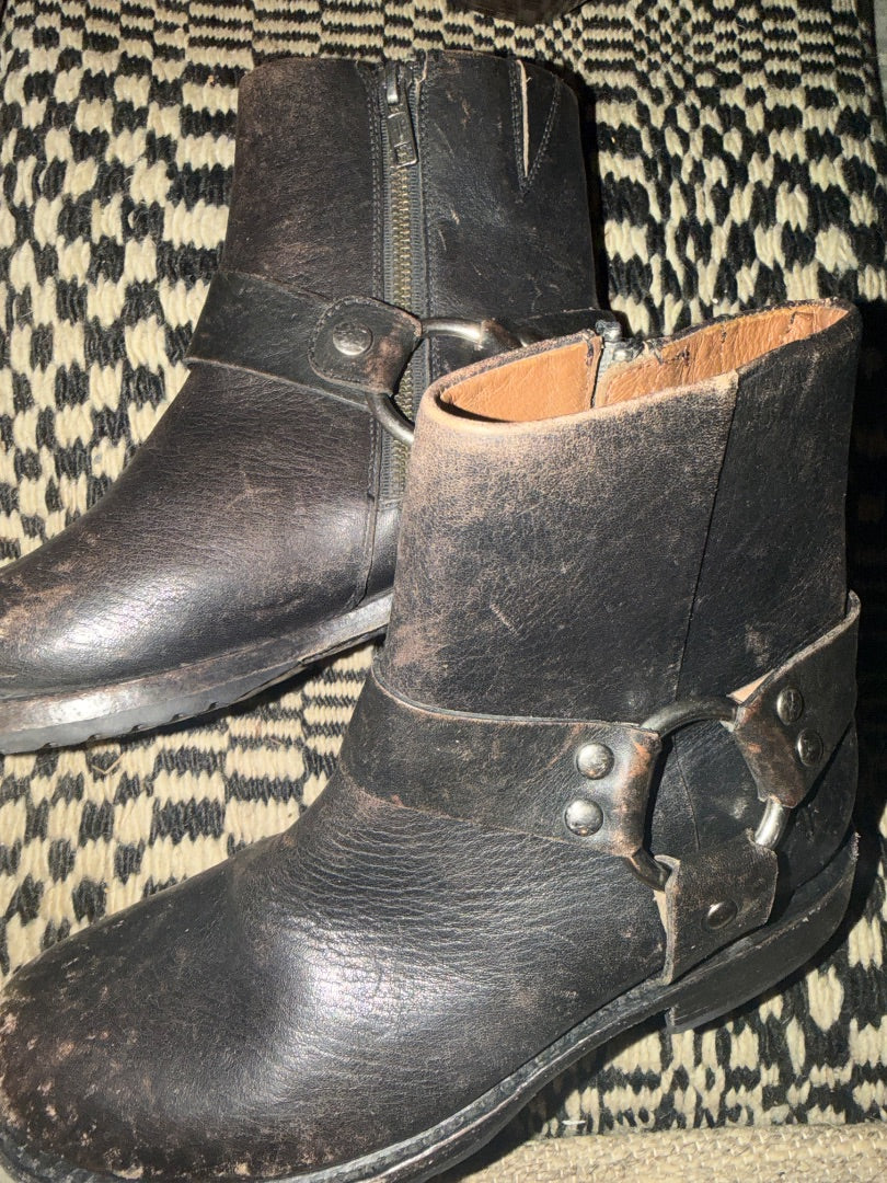 Frye moto boots