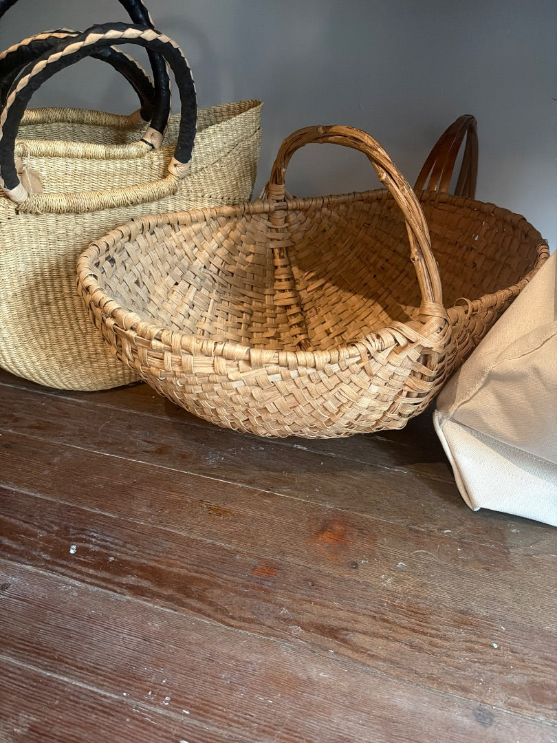 Lg woven market basket
