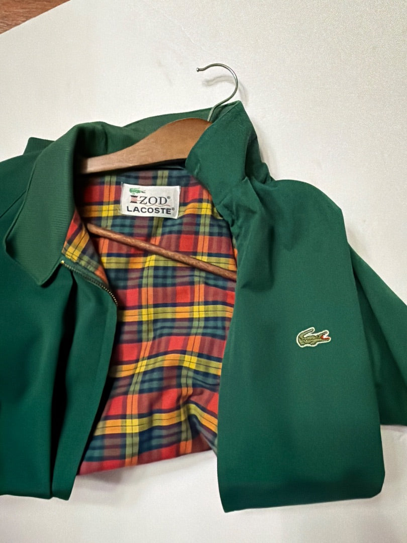 Green Lacoste Vintage Lacoste barracuda Harrington jacket, Large