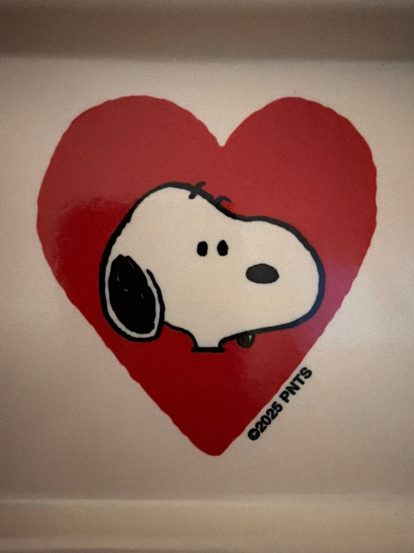3 potato 4 Snoopy love tray