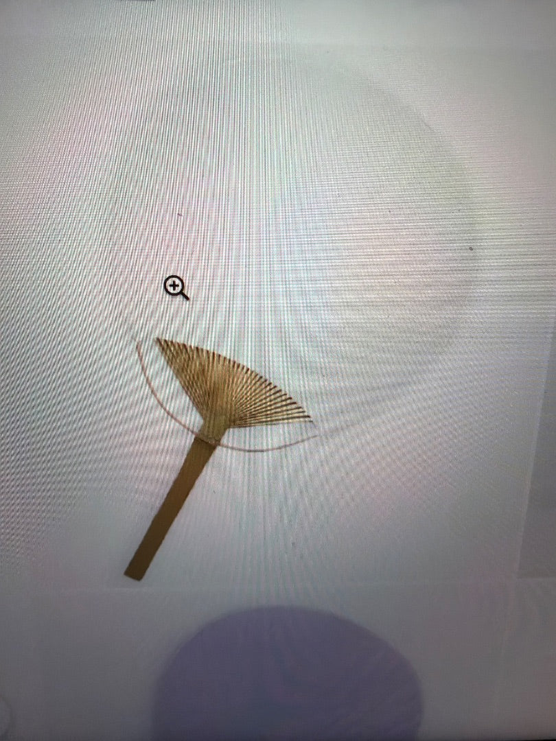 White paper fan