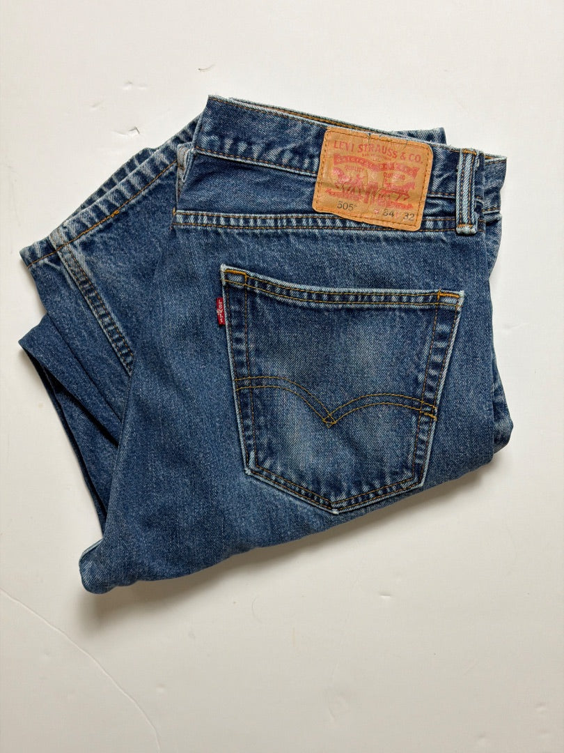 Blue Levi’s Vintage Levi’s 505 size 34X 32 faded blue, 34X 32