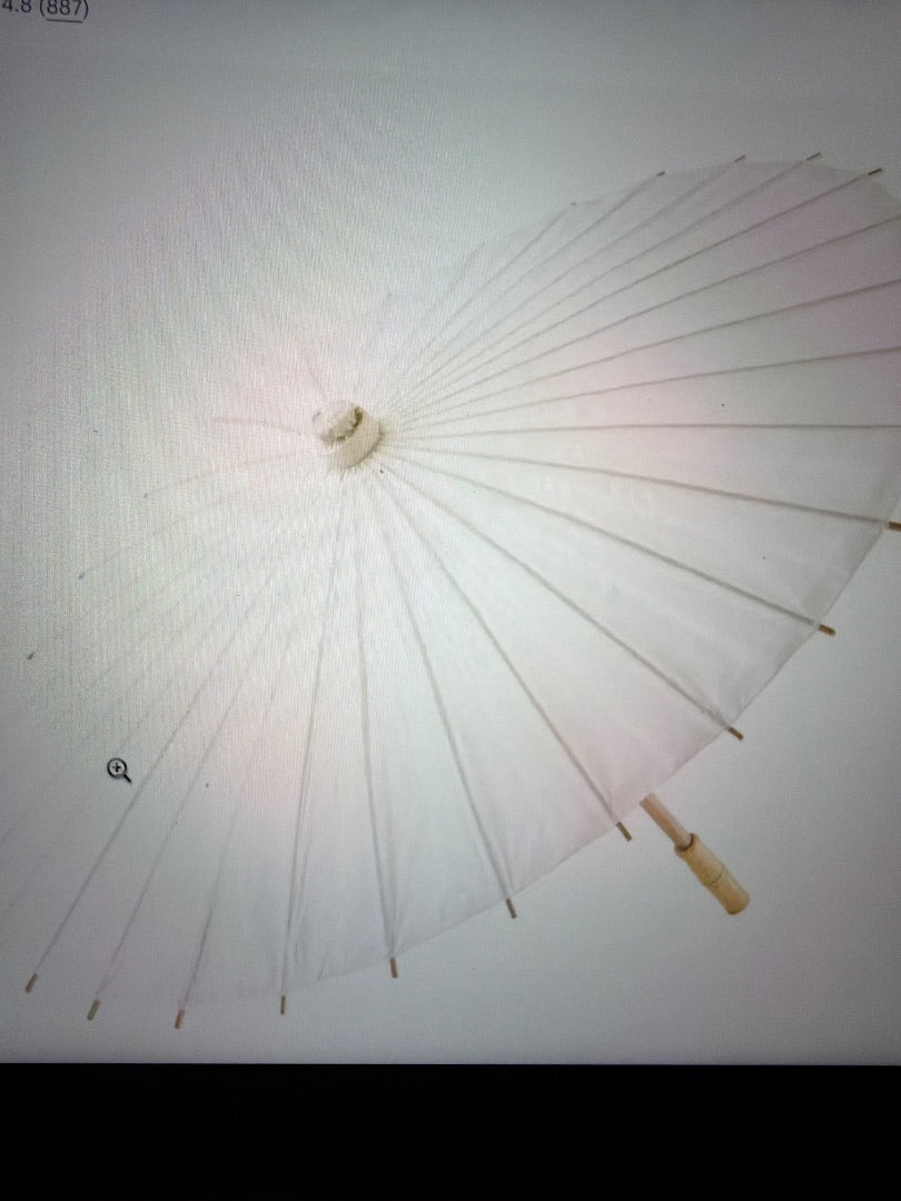 Wedding star White Paper parasol