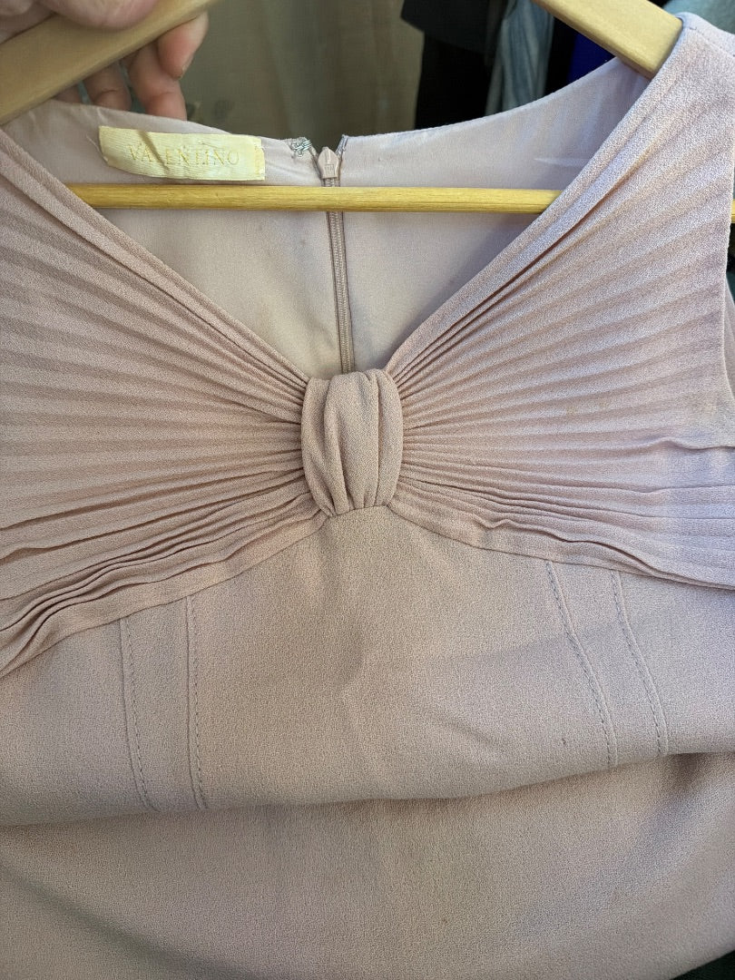 Valentino pink bow dress