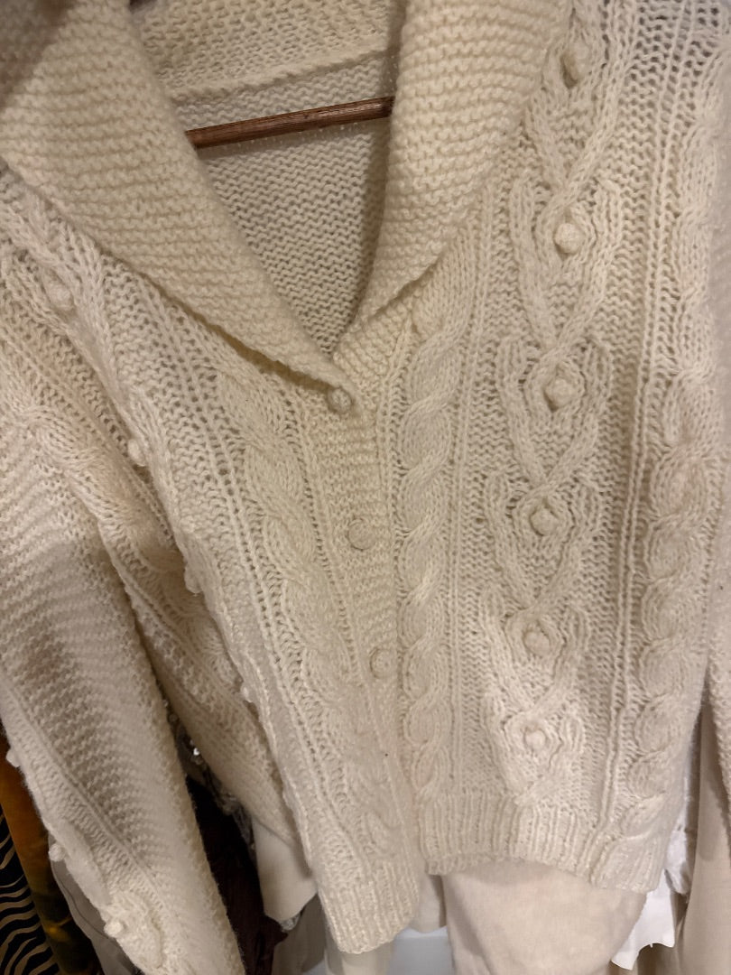 Cream knit
