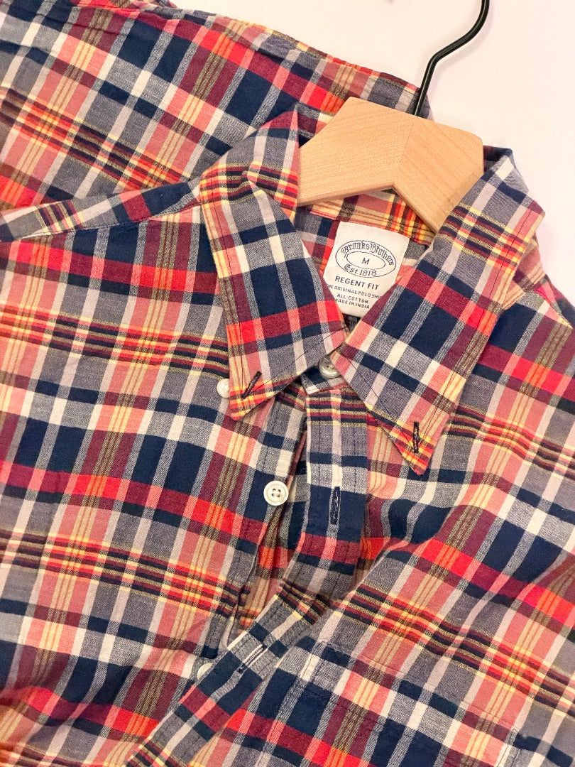 Multi Brooks Brothers Vintage Brooks Brothers Indian Madras Shirt, M