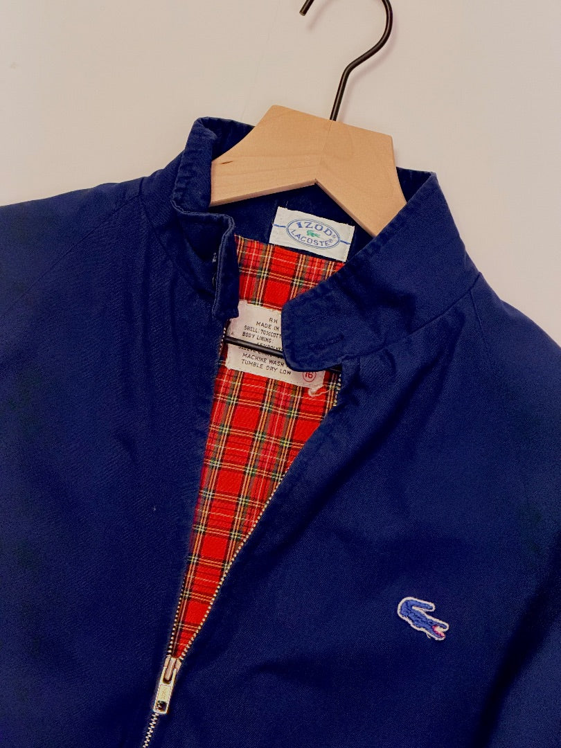 Blue Izod Lacoste Vintage Izod Lacoste Harrington Jacket, XS