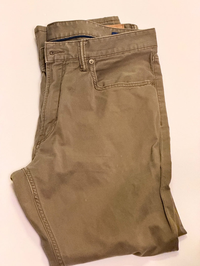 Green Ralph Lauren Polo RL Dungarees Olive Green 5 pocket pants, 34X 30