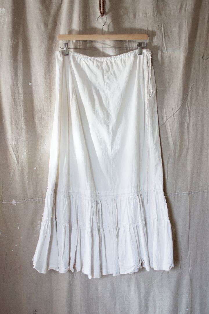 1910's Edwardian Cotton Skirt (XS-M)