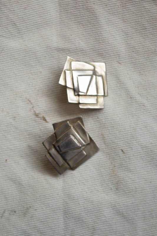J. Gabriel Silver Brutalist Studs