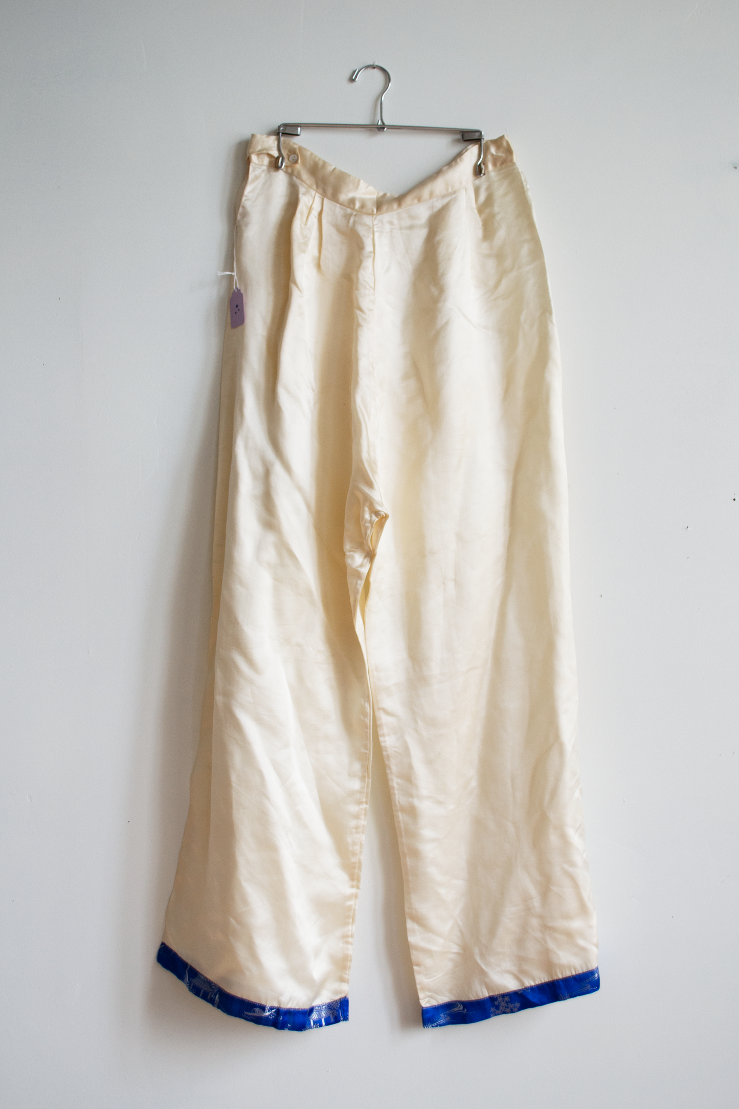 1940's Silk Lounge Pant, XS-S