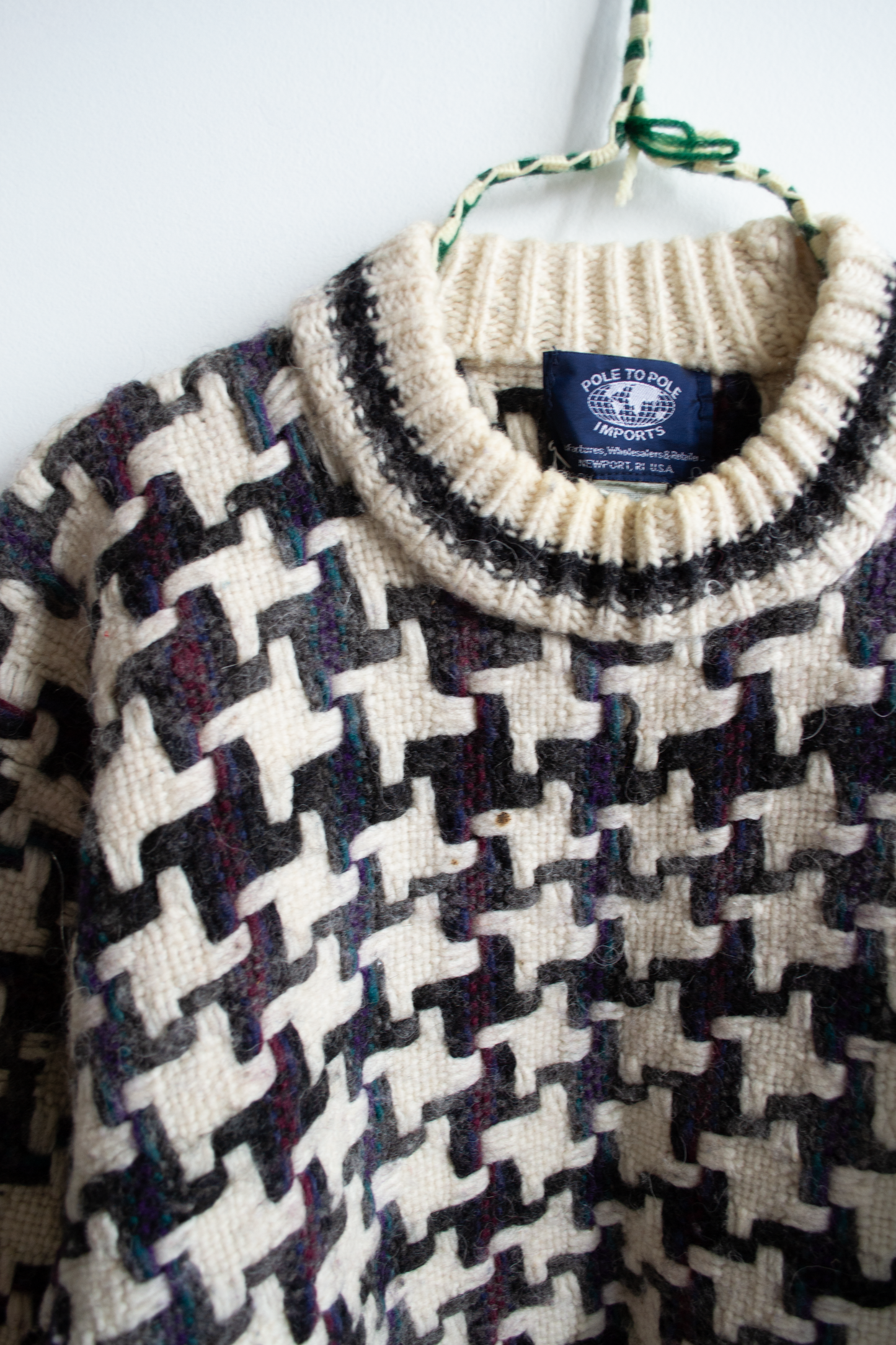 Houndstooth Sweater, L